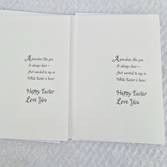 Easter Greeting Cards Grandson LOT 10 Assorted Duckling Frog W/Envelopes New - Picture 3 of 11